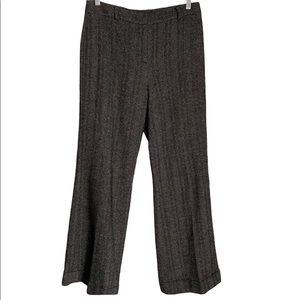 ANNE KLEIN TWEED WIDE LEG CUFFED PANT